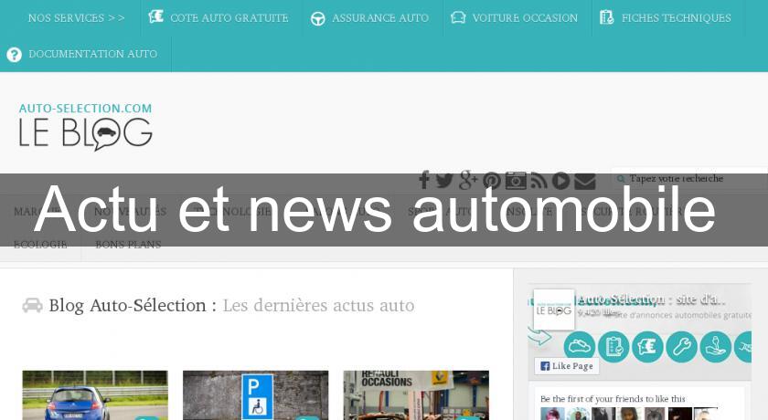 Actu et news automobile Actu et news automobile