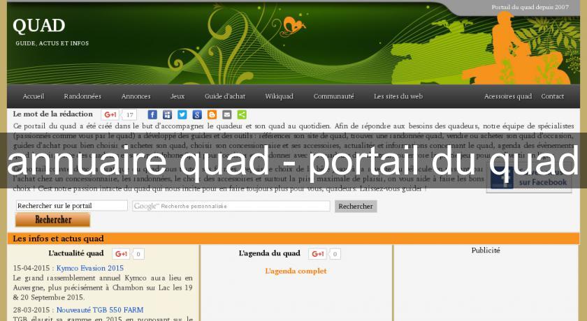 annuaire quad - portail du quad annuaire quad - portail du quad