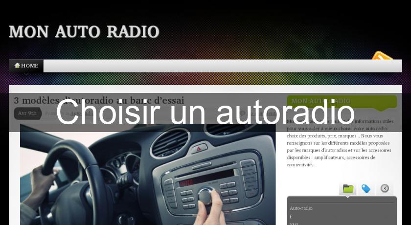 Choisir un autoradio Choisir un autoradio