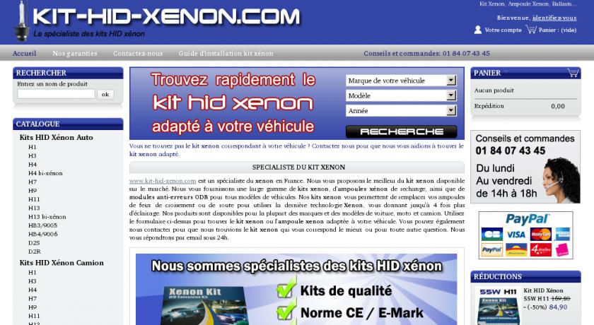 Kit Xenon auto, moto, poids lourds Kit Xenon auto, moto, poids lourds