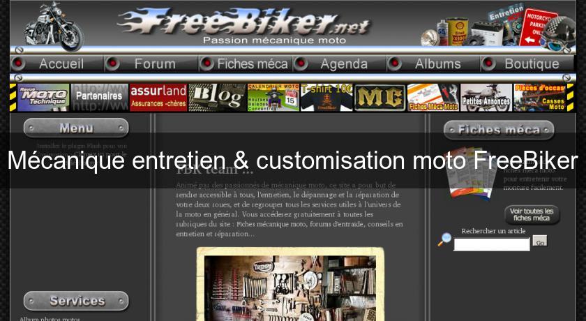 Mécanique entretien & customisation moto FreeBiker Mécanique entretien & customisation moto FreeBiker