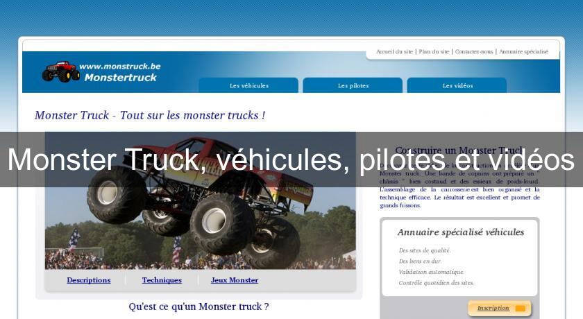 Monster Truck, véhicules, pilotes et vidéos Monster Truck, véhicules, pilotes et vidéos
