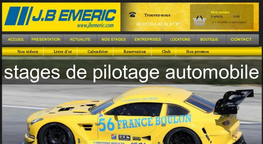 stages de pilotage automobile stages de pilotage automobile