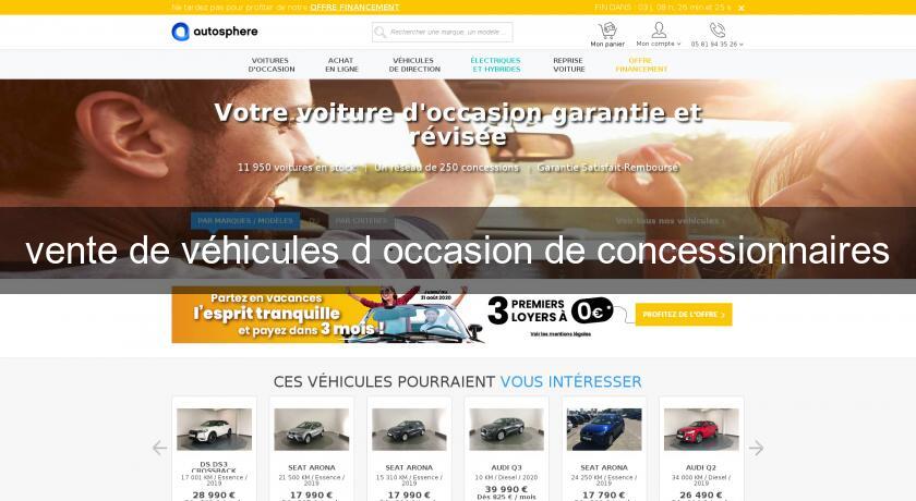vente de véhicules d'occasion de concessionnaires vente de véhicules d'occasion de concessionnaires