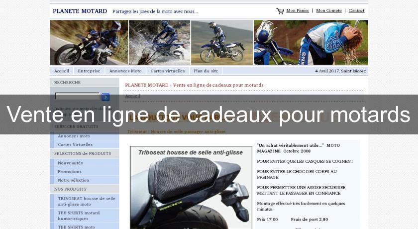 Vente en ligne de cadeaux pour motards Vente en ligne de cadeaux pour motards