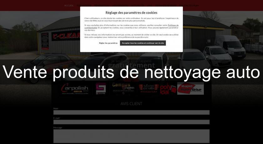 Vente produits de nettoyage auto Vente produits de nettoyage auto