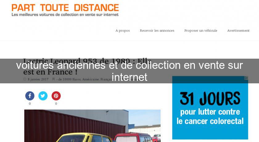 voitures anciennes et de collection en vente sur internet voitures anciennes et de collection en vente sur internet