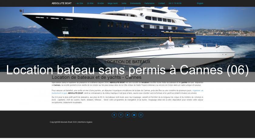 Location bateau sans permis à Cannes (06) Location bateau sans permis à Cannes (06)