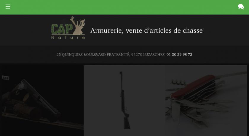 Cap Nature armurerie 'accessoire chasse et pêche val d'oise 95 Cap Nature armurerie 'accessoire chasse et pêche val d'oise 95