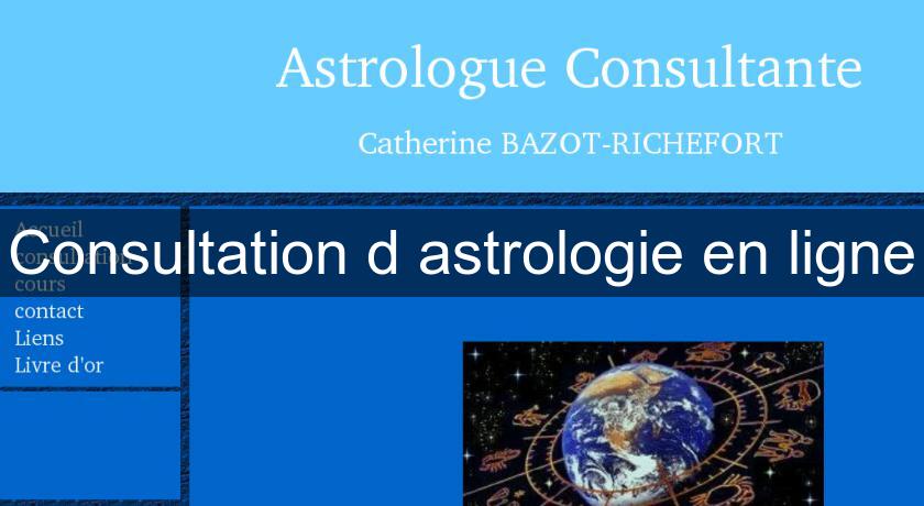 Consultation d'astrologie en ligne Consultation d'astrologie en ligne