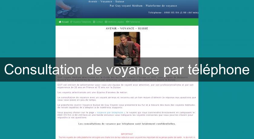 Consultation de voyance par téléphone Consultation de voyance par téléphone