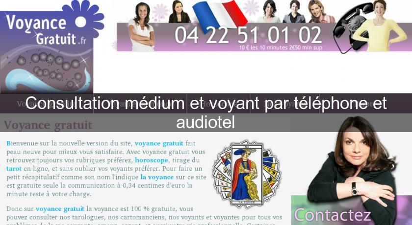 Consultation médium et voyant par téléphone et audiotel Consultation médium et voyant par téléphone et audiotel