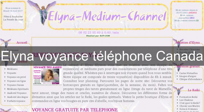 Elyna voyance téléphone Canada Elyna voyance téléphone Canada