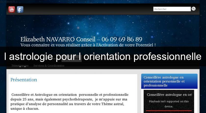l'astrologie pour l'orientation professionnelle l'astrologie pour l'orientation professionnelle