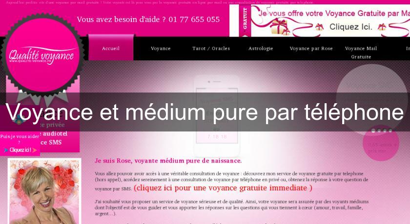 Voyance et médium pure par téléphone Voyance et médium pure par téléphone