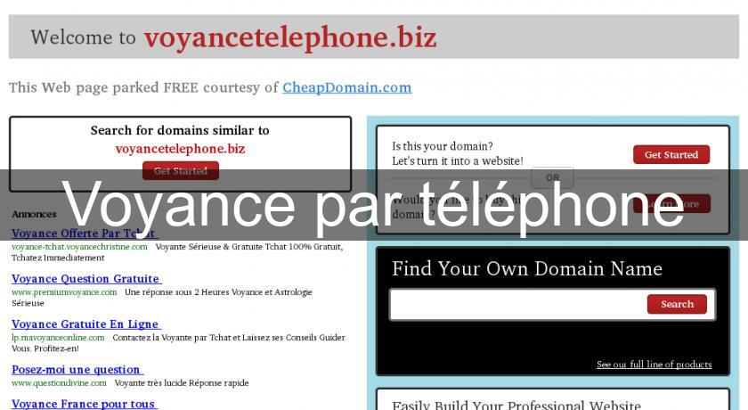 Voyance par téléphone Voyance par téléphone