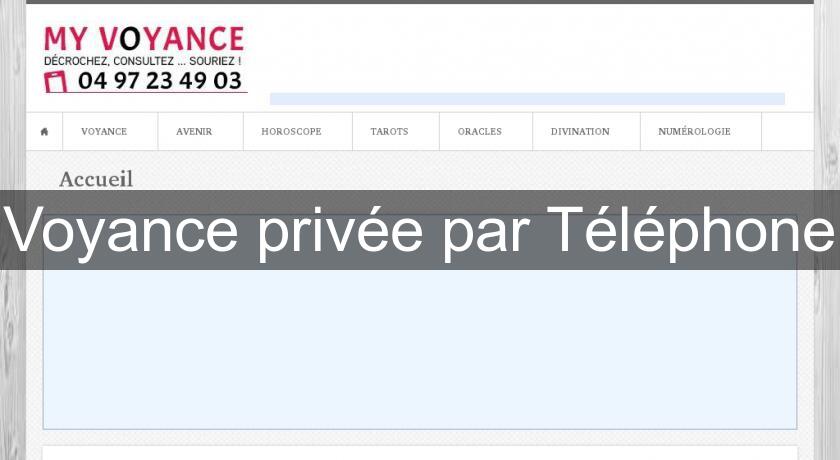 Voyance privée par Téléphone Voyance privée par Téléphone