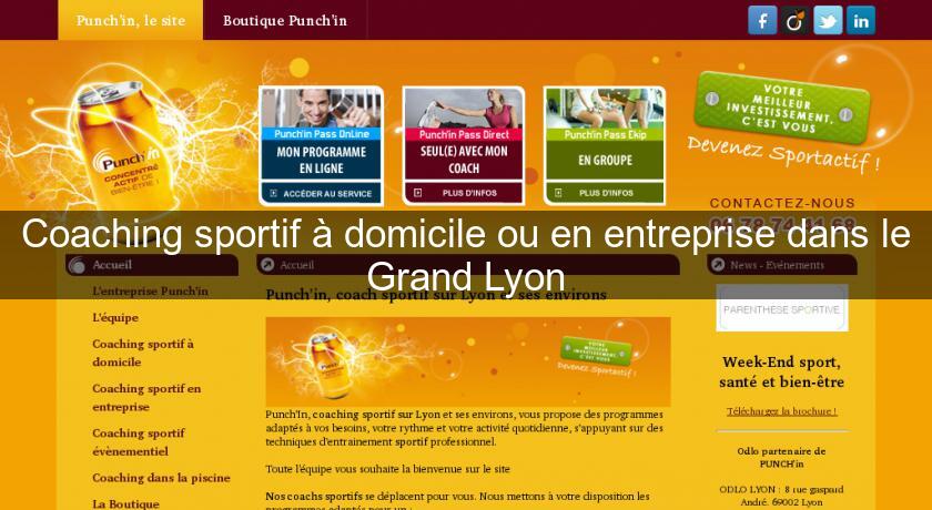 Coaching sportif à domicile ou en entreprise dans le Grand Lyon Coaching sportif à domicile ou en entreprise dans le Grand Lyon