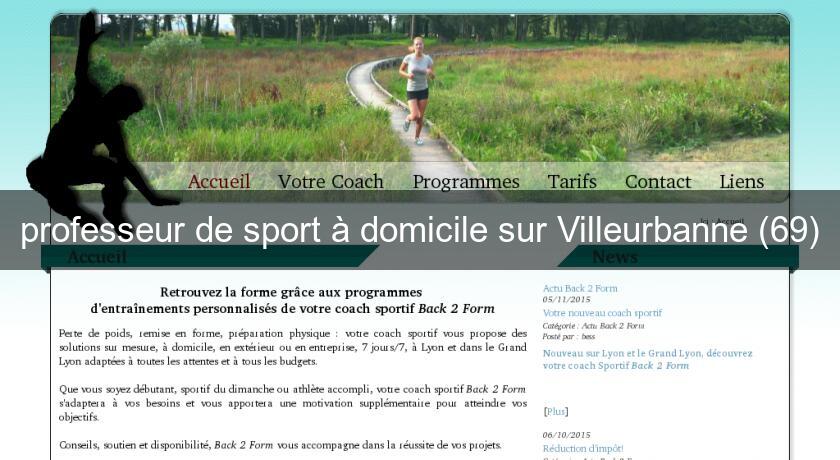 professeur de sport à domicile sur Villeurbanne (69) professeur de sport à domicile sur Villeurbanne (69)