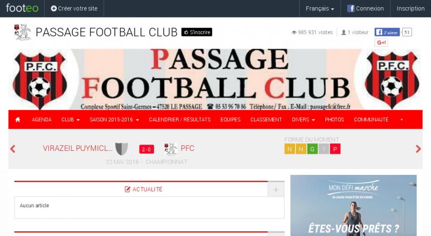 Club de foot le Passage, dans le Lot et Garonne (47) Club de foot le Passage, dans le Lot et Garonne (47)