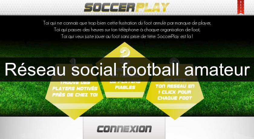 Réseau social football amateur Réseau social football amateur