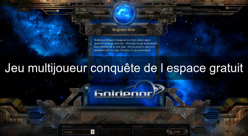 Jeu multijoueur conquête de l'espace gratuit Jeu multijoueur conquête de l'espace gratuit