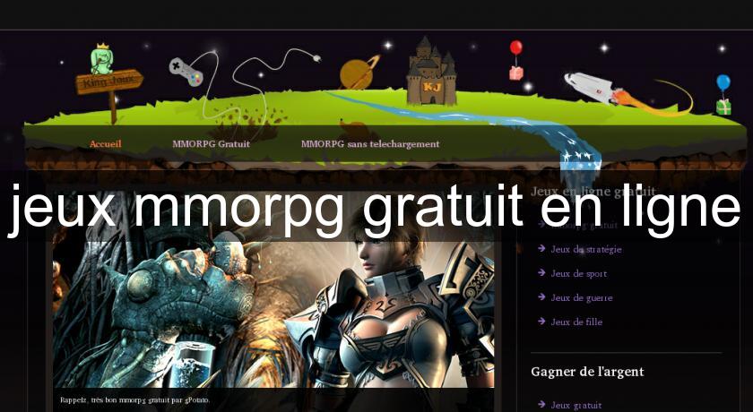 jeux mmorpg gratuit en ligne jeux mmorpg gratuit en ligne