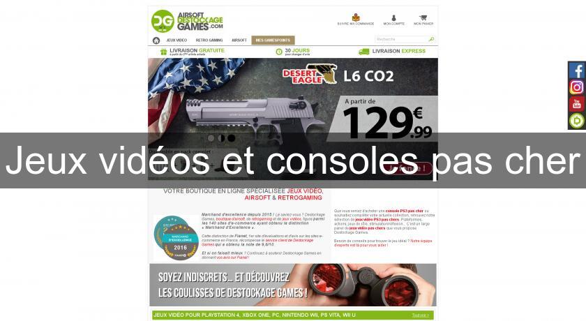 Jeux vidéos et consoles pas cher Jeux vidéos et consoles pas cher