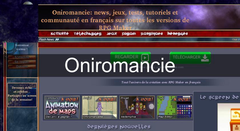 Oniromancie Oniromancie