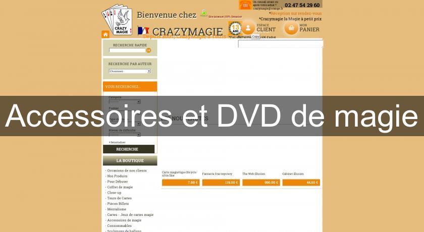 Accessoires et DVD de magie Accessoires et DVD de magie