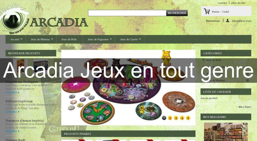 Arcadia Jeux en tout genre Arcadia Jeux en tout genre