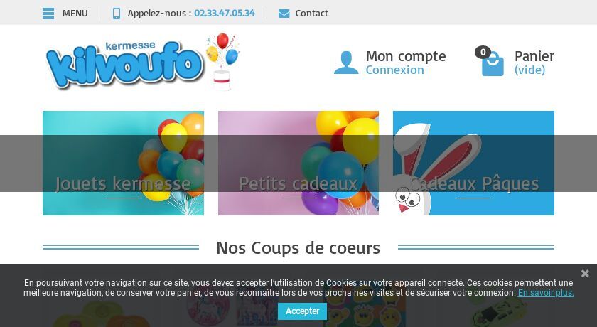 Articles et cadeaux pour kermesse et anniversaire Articles et cadeaux pour kermesse et anniversaire