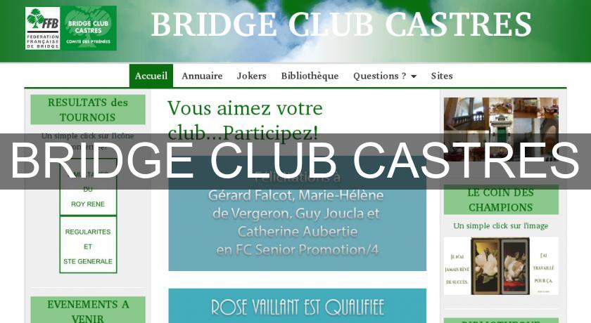 BRIDGE CLUB CASTRES BRIDGE CLUB CASTRES