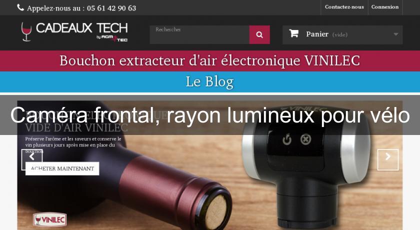 Caméra frontal, rayon lumineux pour vélo Caméra frontal, rayon lumineux pour vélo