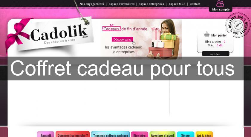 Coffret cadeau pour tous Coffret cadeau pour tous