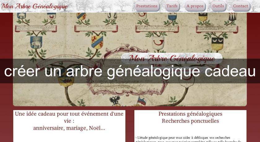 créer un arbre généalogique cadeau créer un arbre généalogique cadeau