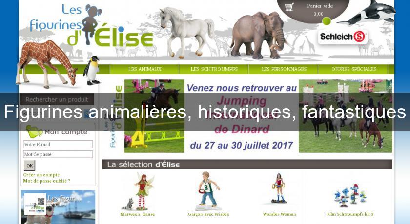 Figurines animalières, historiques, fantastiques Figurines animalières, historiques, fantastiques