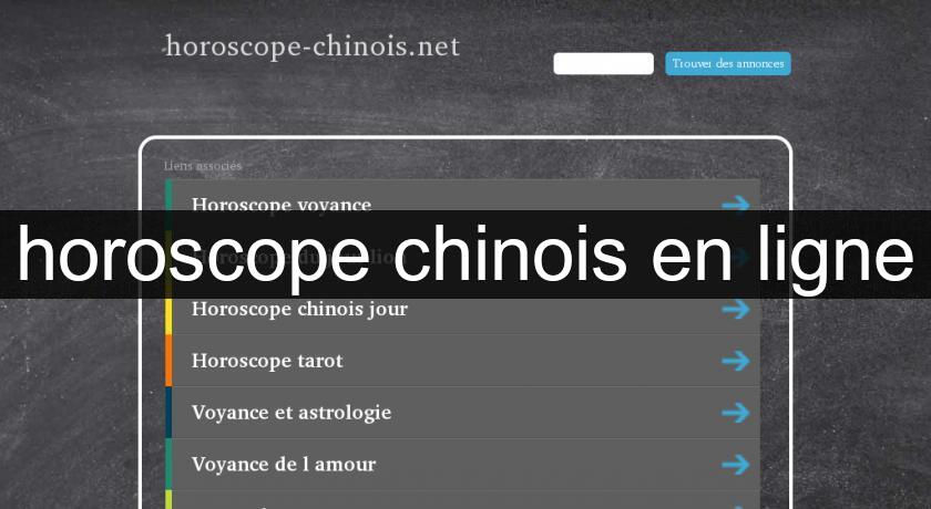 horoscope chinois en ligne horoscope chinois en ligne