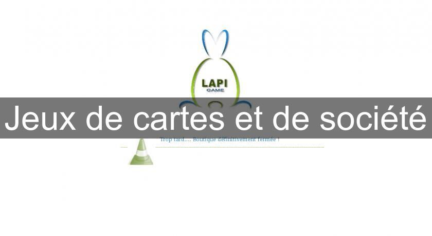 Jeux de cartes et de société Jeux de cartes et de société