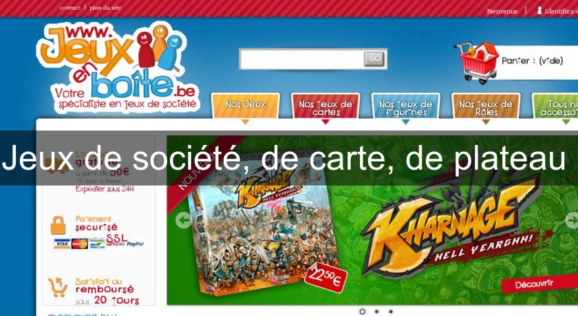 Jeux de société, de carte, de plateau Jeux de société, de carte, de plateau