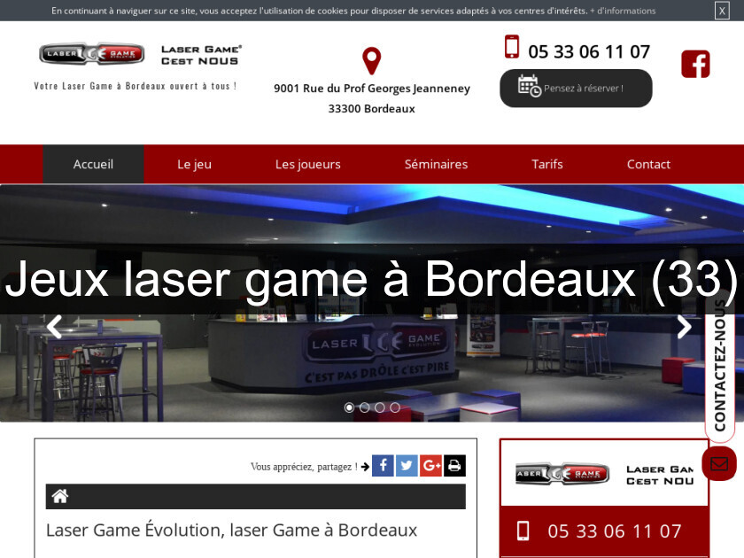 Jeux laser game à Bordeaux (33) Jeux laser game à Bordeaux (33)