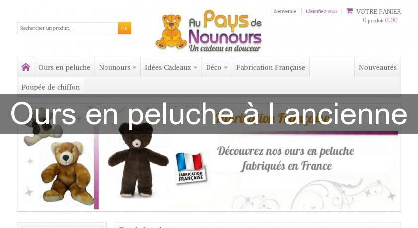 Ours en peluche à l'ancienne Ours en peluche à l'ancienne