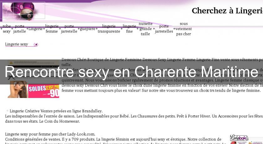 Rencontre sexy en Charente Maritime Rencontre sexy en Charente Maritime