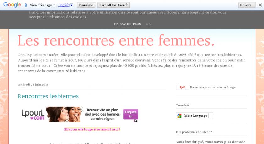 Rencontres entre femmes Rencontres entre femmes