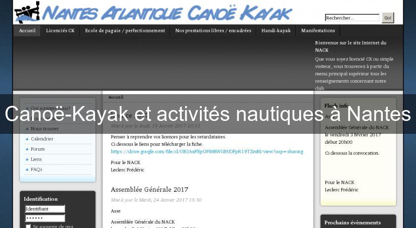 Canoë-Kayak et activités nautiques à Nantes Canoë-Kayak et activités nautiques à Nantes