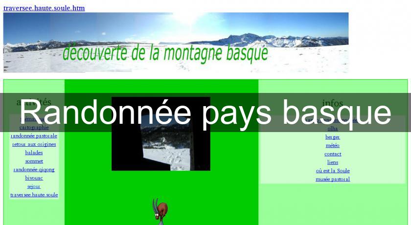 Randonnée pays basque Randonnée pays basque