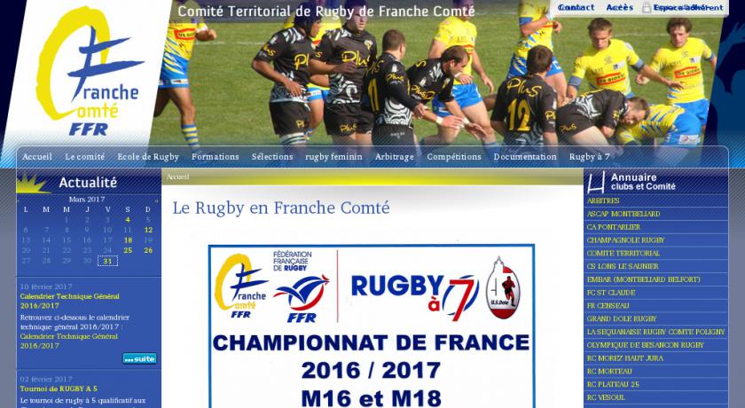 Actualité, école, matches de Rugby en région Franche-Comté Actualité, école, matches de Rugby en région Franche-Comté