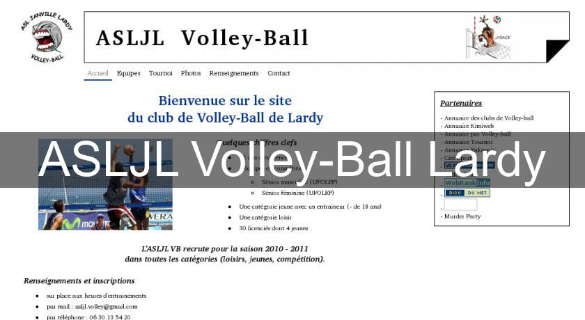 ASLJL Volley-Ball Lardy ASLJL Volley-Ball Lardy