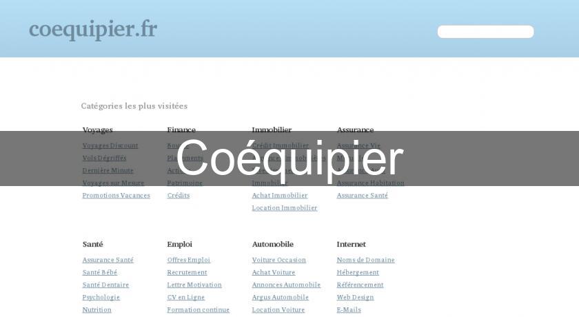 Coéquipier Coéquipier