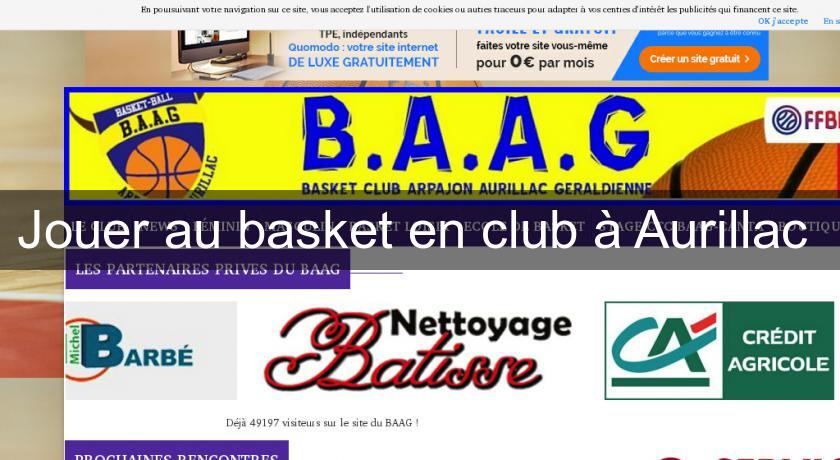 Jouer au basket en club à Aurillac Jouer au basket en club à Aurillac